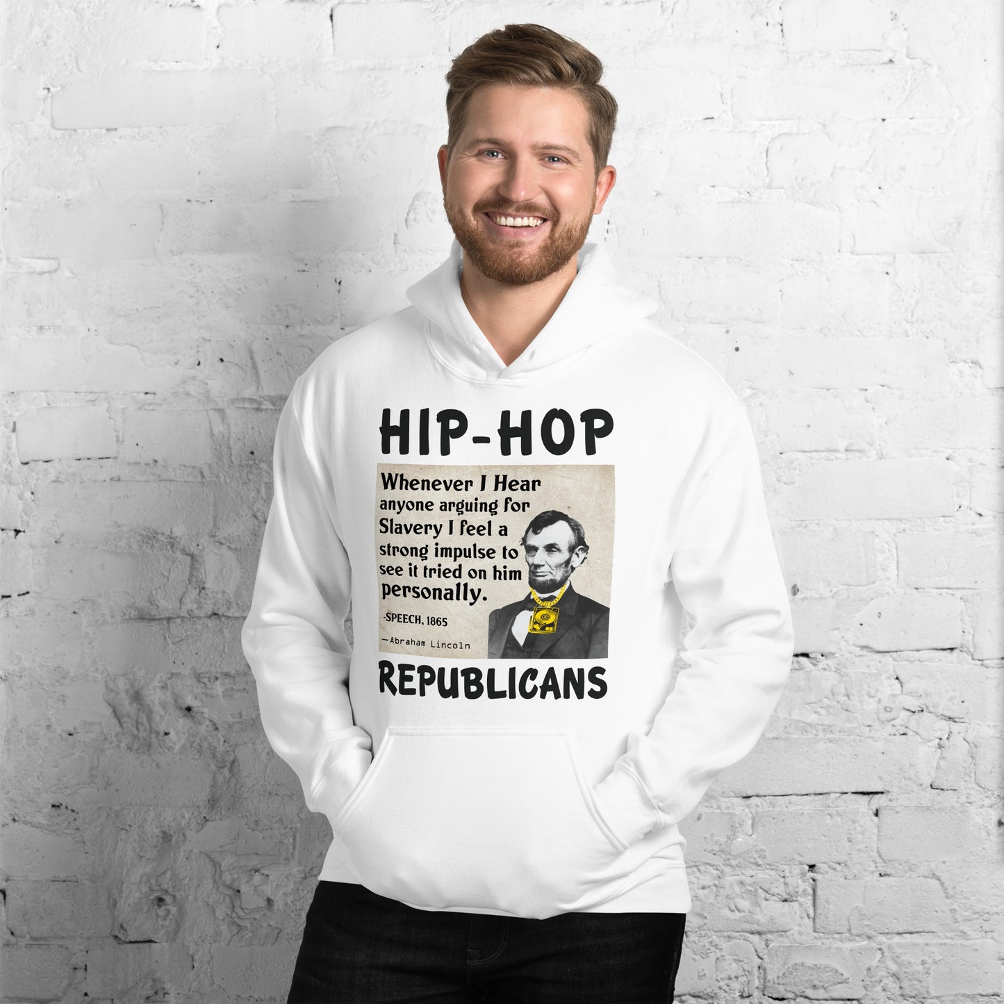 Abraham Lincoln Hip-Hop Republicans Hoodie