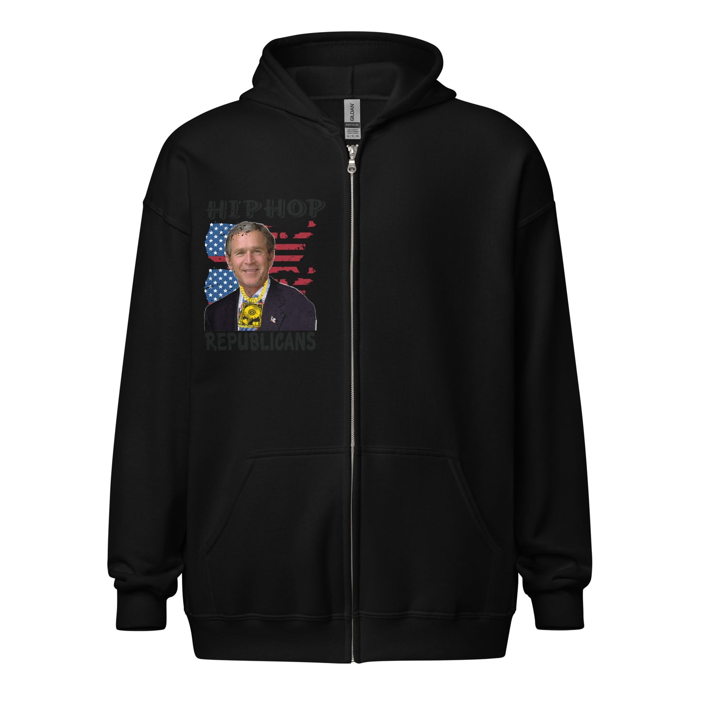 George W. Bush Hip-Hop Republicans Zipper Jacket