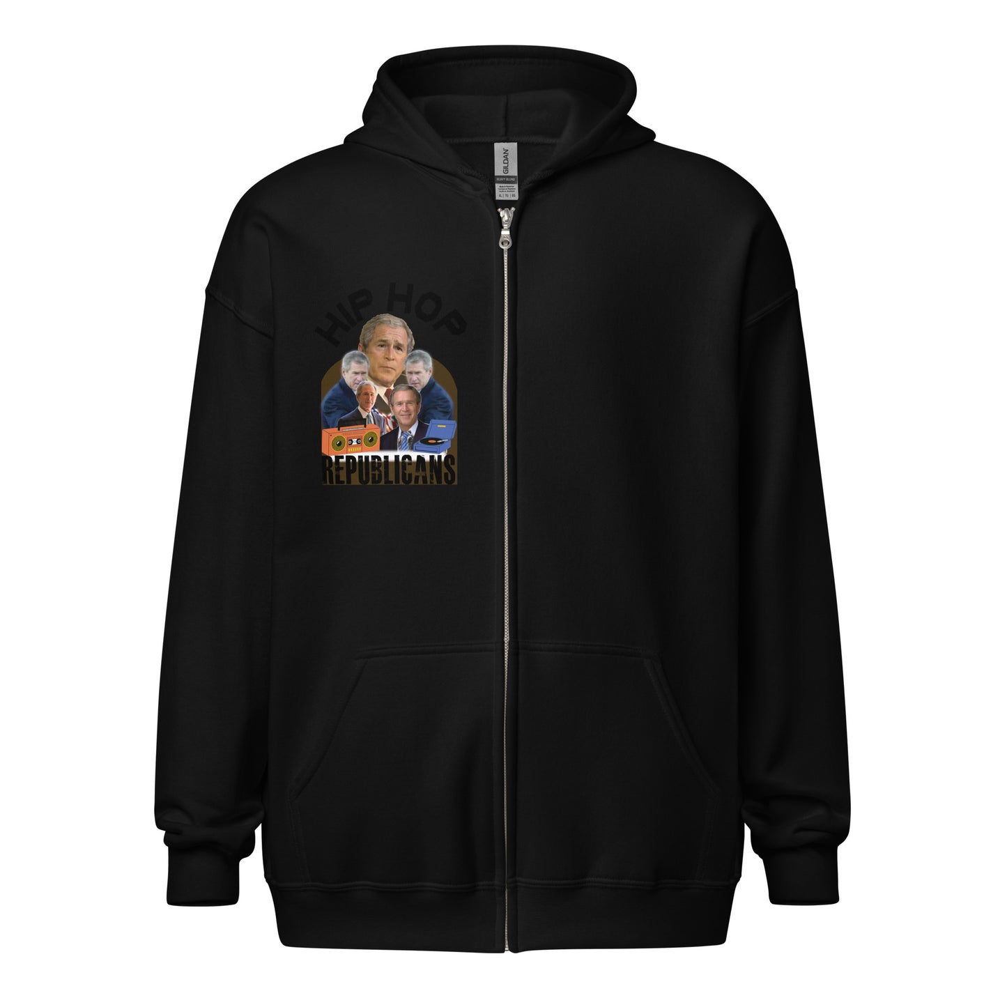 George W. Bush Hip-Hop Republicans Zipper Jacket