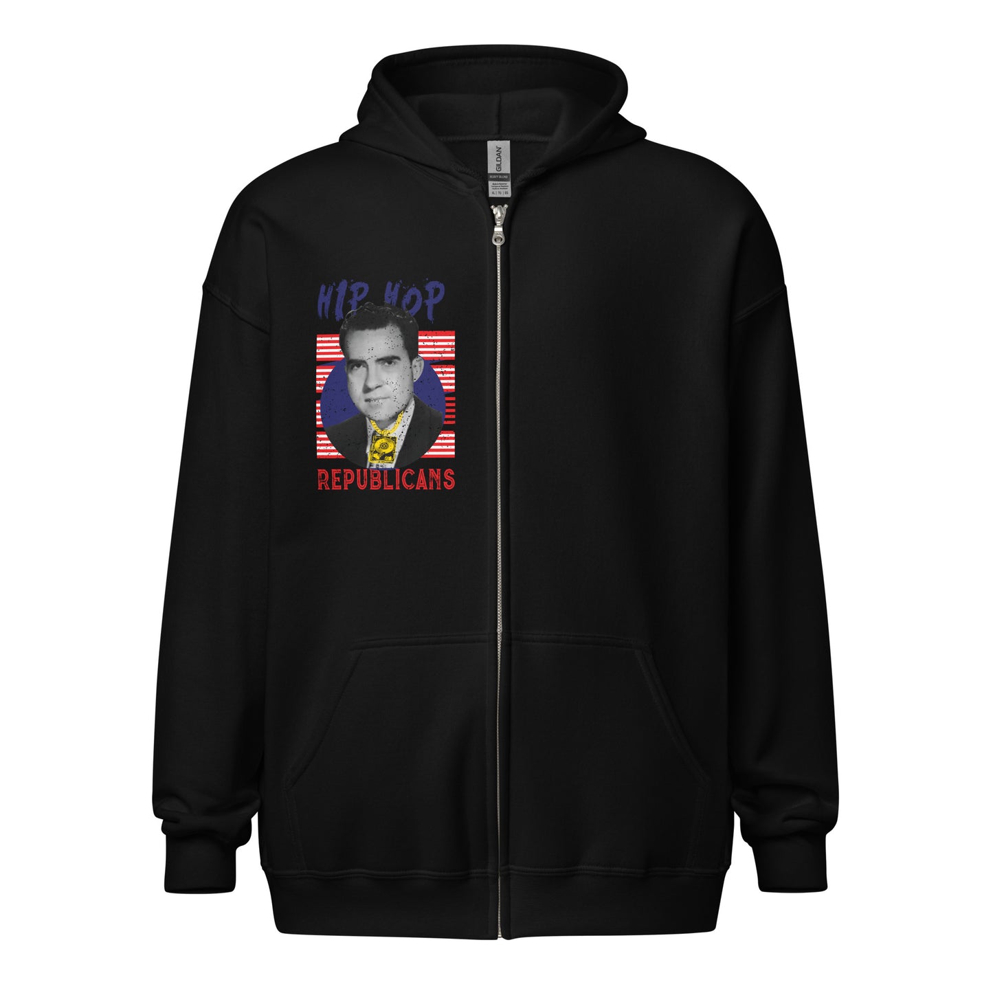 Richard Nixon Hip-Hop Republicans Zipper Jacket