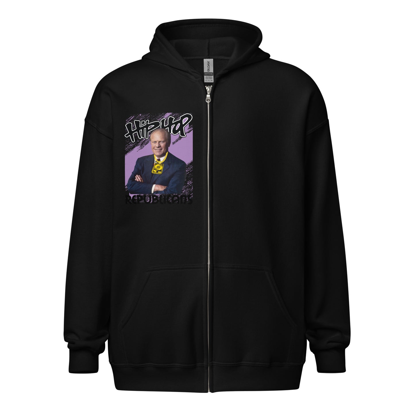 Gerald Ford Hip-Hop Republicans Zipper Jacket