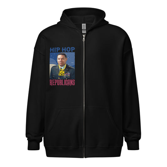 Colin Powell Hip-Hop Republicans Zipper Jacket