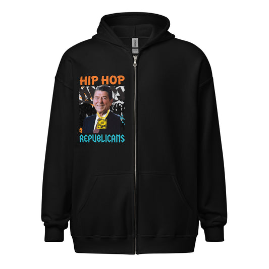 Ronald Reagan Hip-Hop Republicans Zipper Jacket