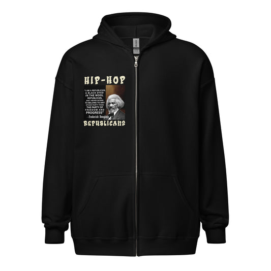 Frederick Douglass Quotes Hip-Hop Republicans Zipper Jacket