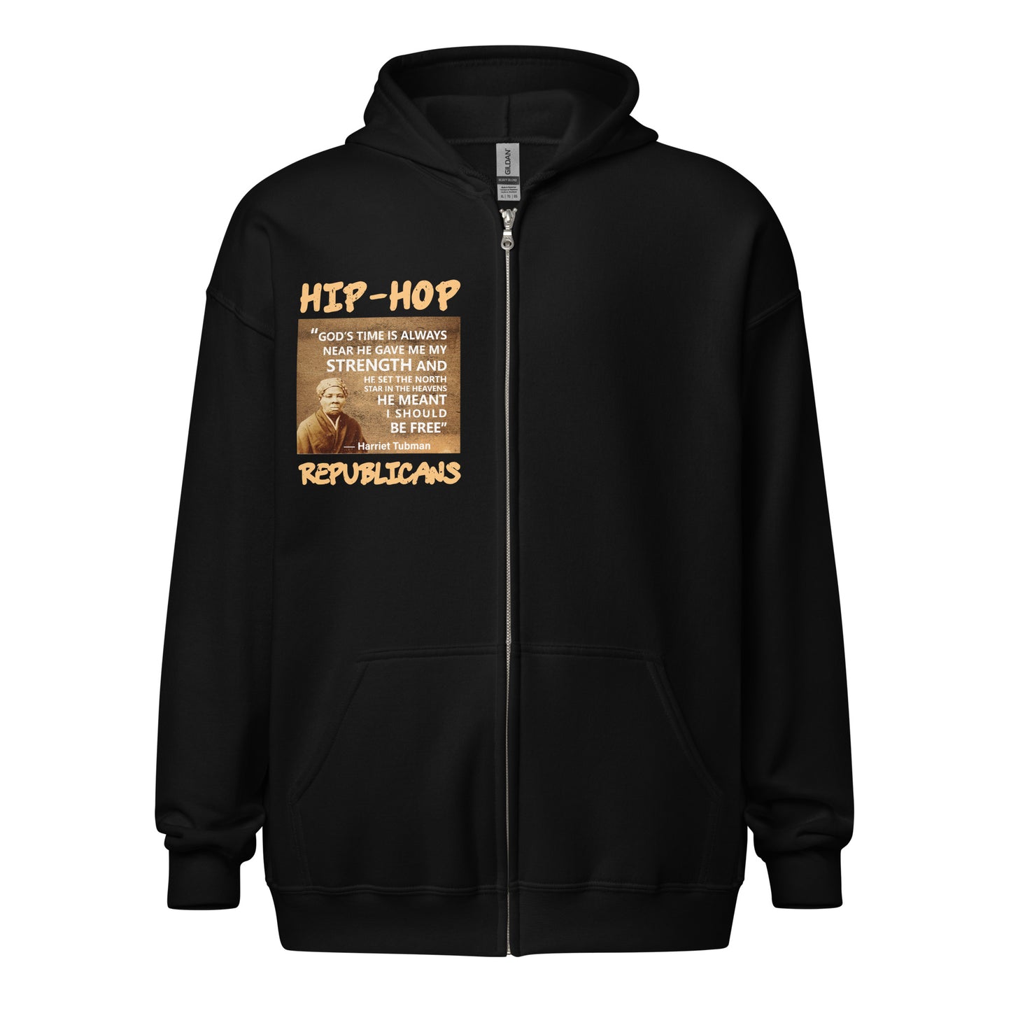 Harriet Tubman Quotes Hip-Hop Republicans Zipper Jacket