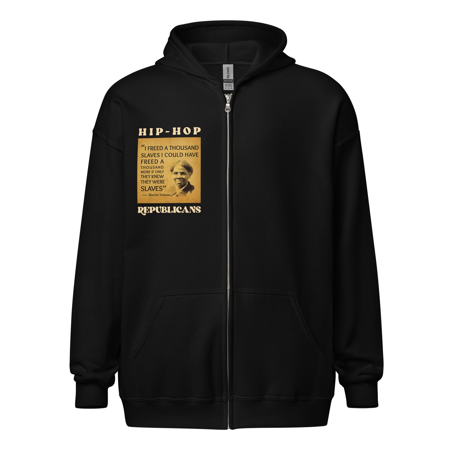 Harriet Tubman Quotes Hip-Hop Republicans Zipper Jacket