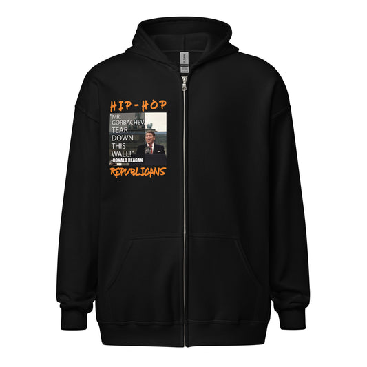 Donald Regan Quotes Hip-Hop Republicans Zipper Jacket