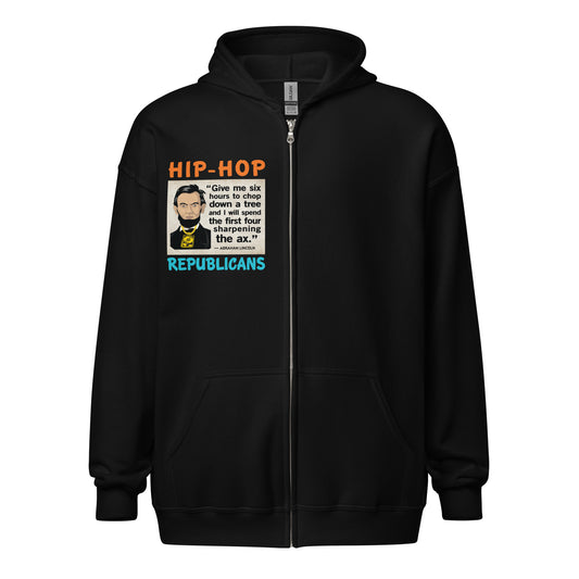 Abraham Lincoln Hip-Hop Republicans Zipper Jacket