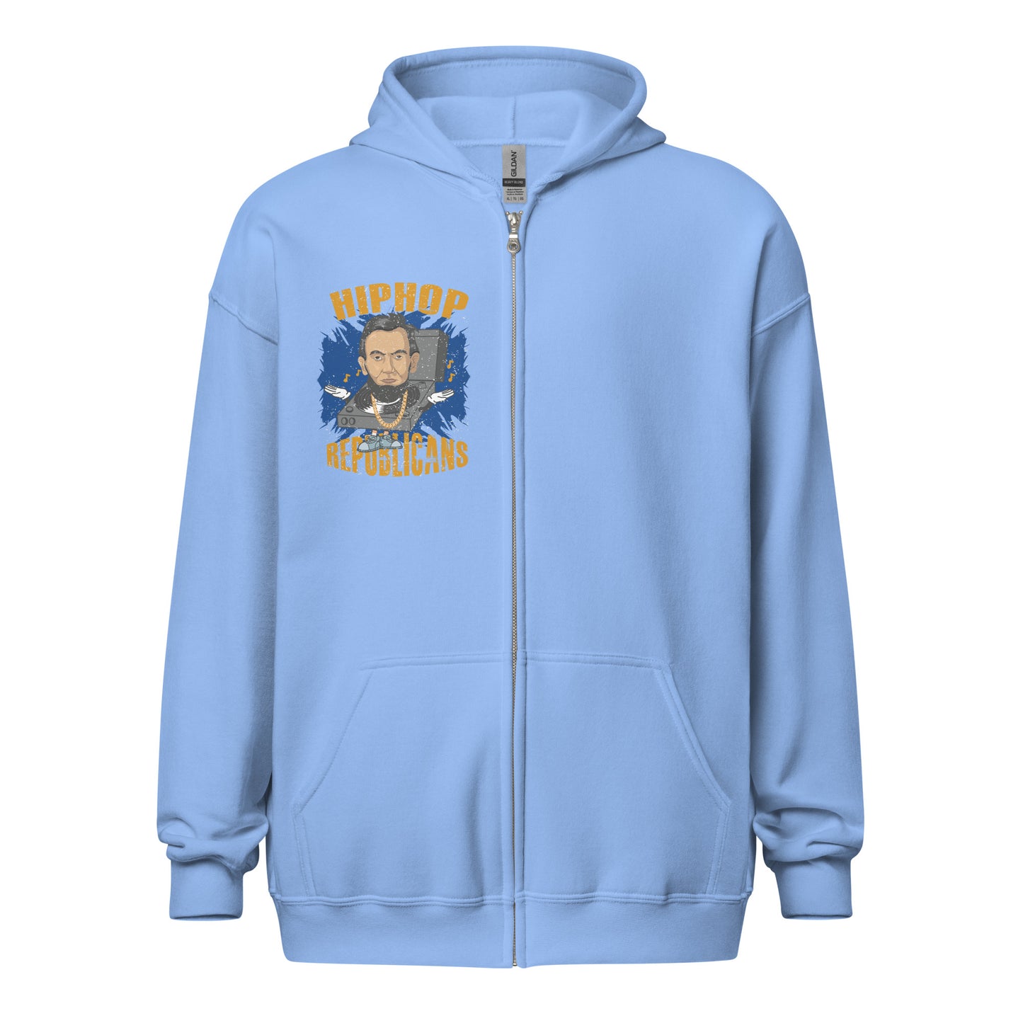 Abraham Lincoln Hip-Hop Republicans Zipper Jacket