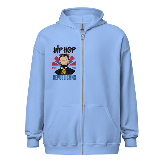 Abraham Lincoln Hip-Hop Republicans Zipper Jacket