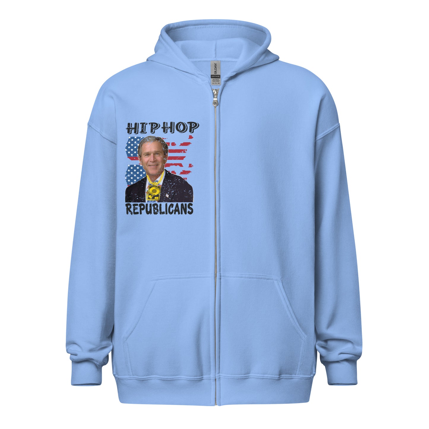 George W. Bush Hip-Hop Republicans Zipper Jacket