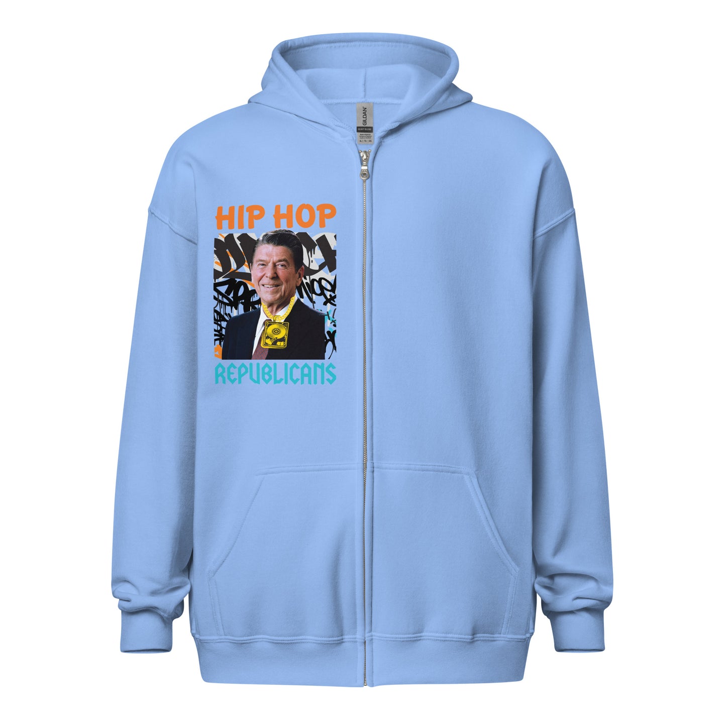 Ronald Reagan Hip-Hop Republicans Zipper Jacket