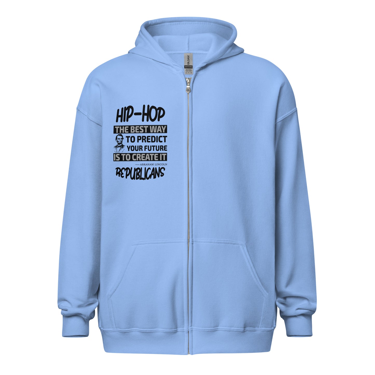 Abraham Lincoln Quotes Hip-Hop Republicans Zipper Jacket
