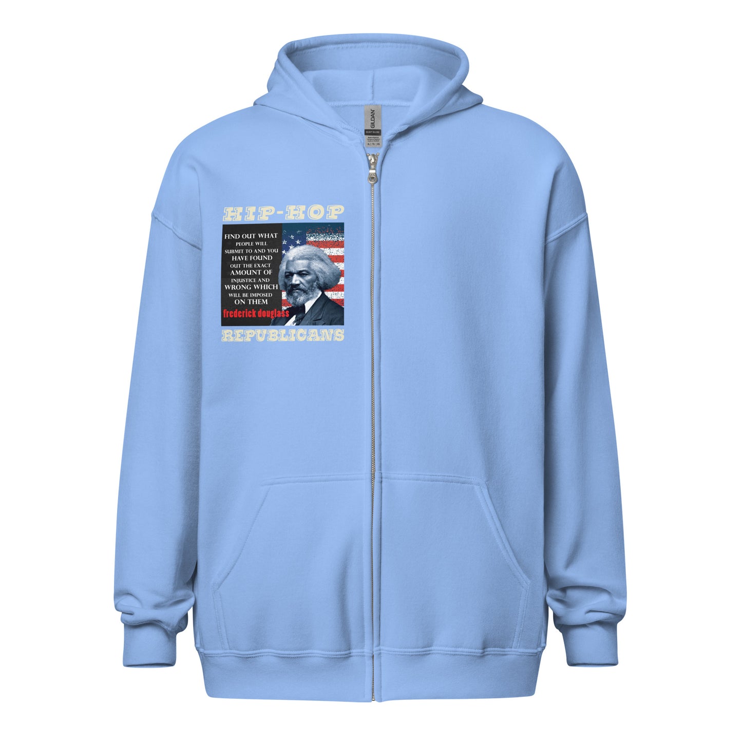 Frederick Douglass Quotes Hip-Hop Republicans Zipper Jacket