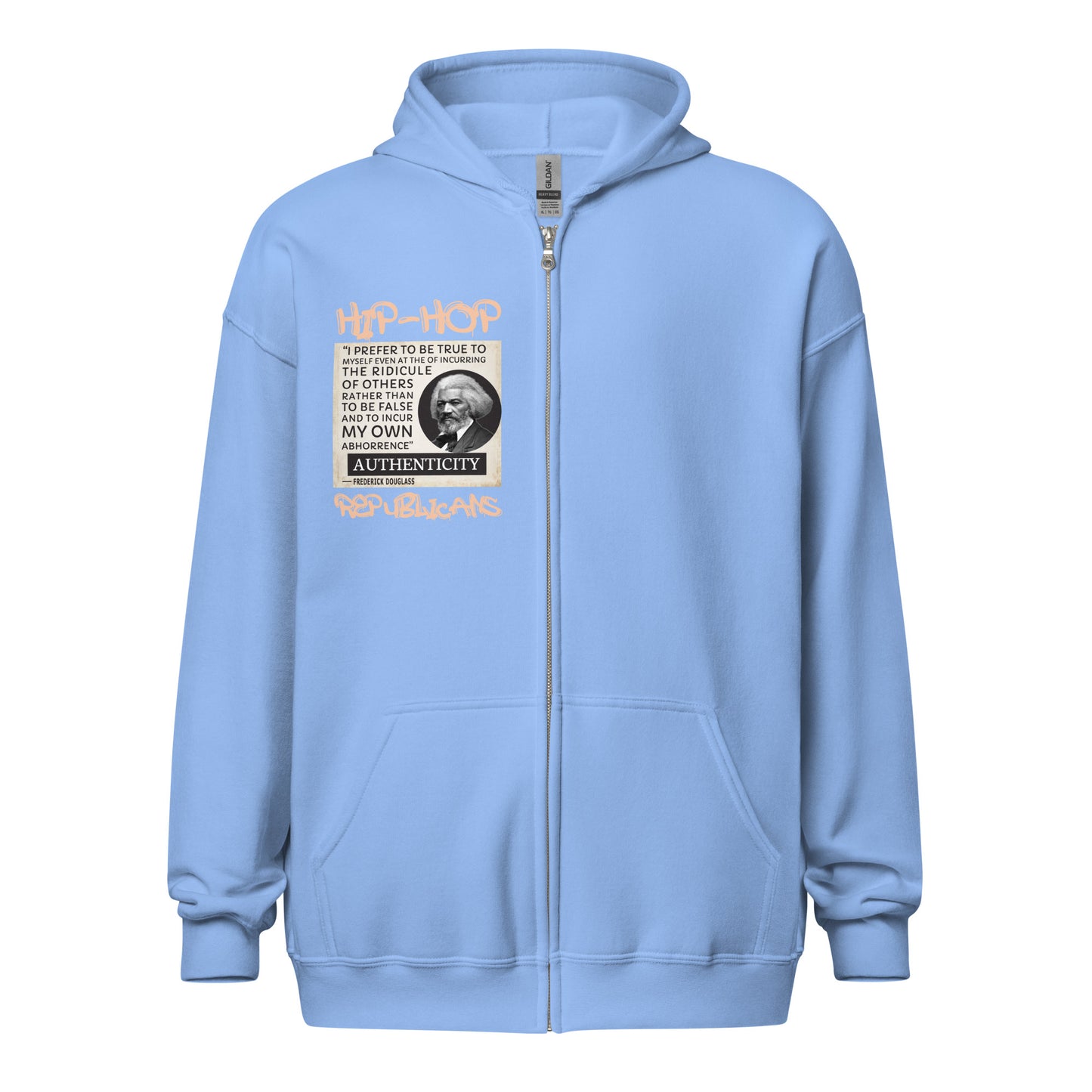 Frederick Douglass Quotes Hip-Hop Republicans Zipper Jacket