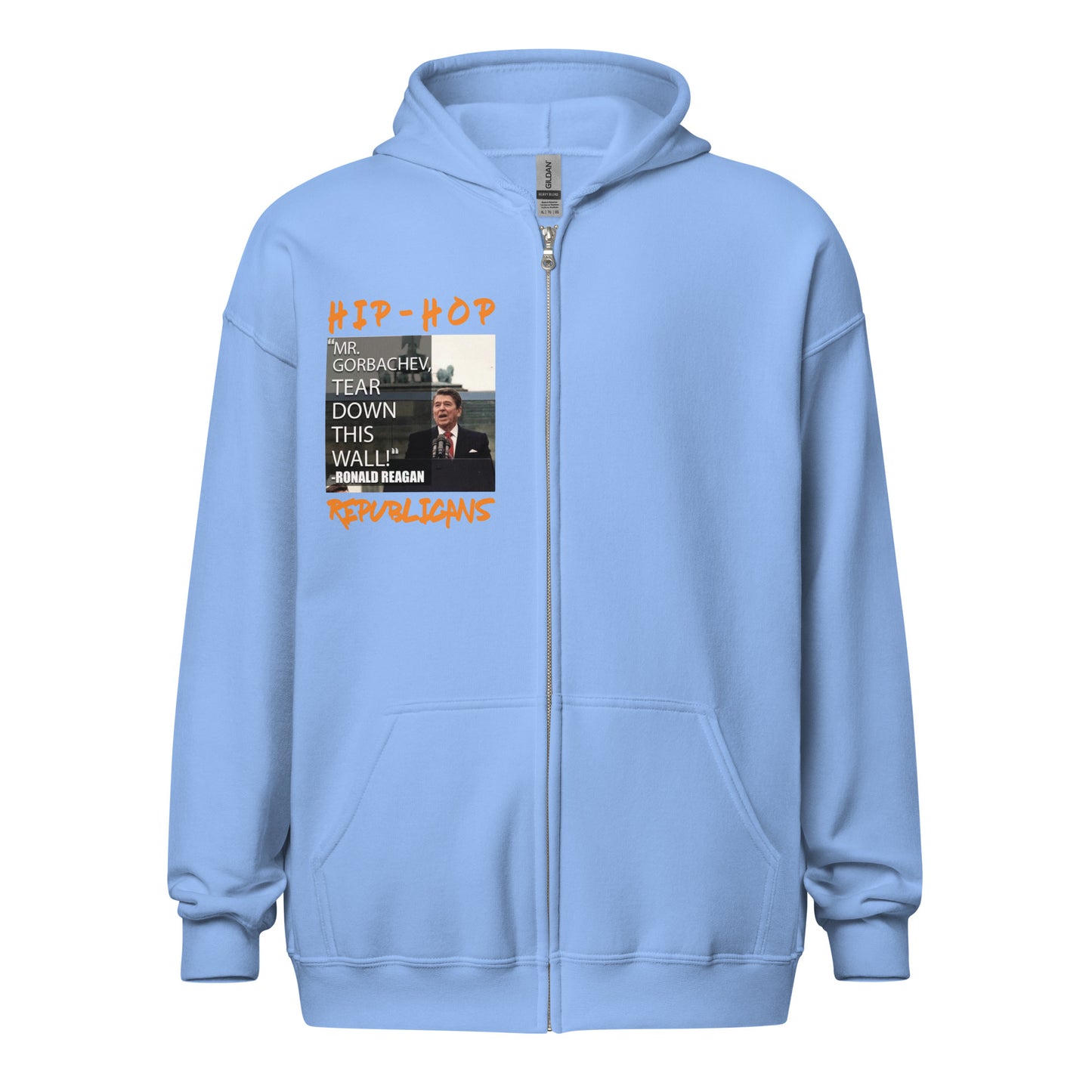 Donald Regan Quotes Hip-Hop Republicans Zipper Jacket