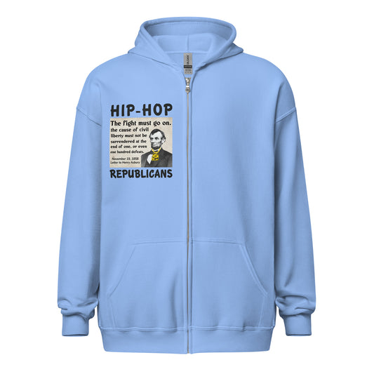 Abraham Lincoln Quotes Hip-Hop Republicans Zipper Jacket