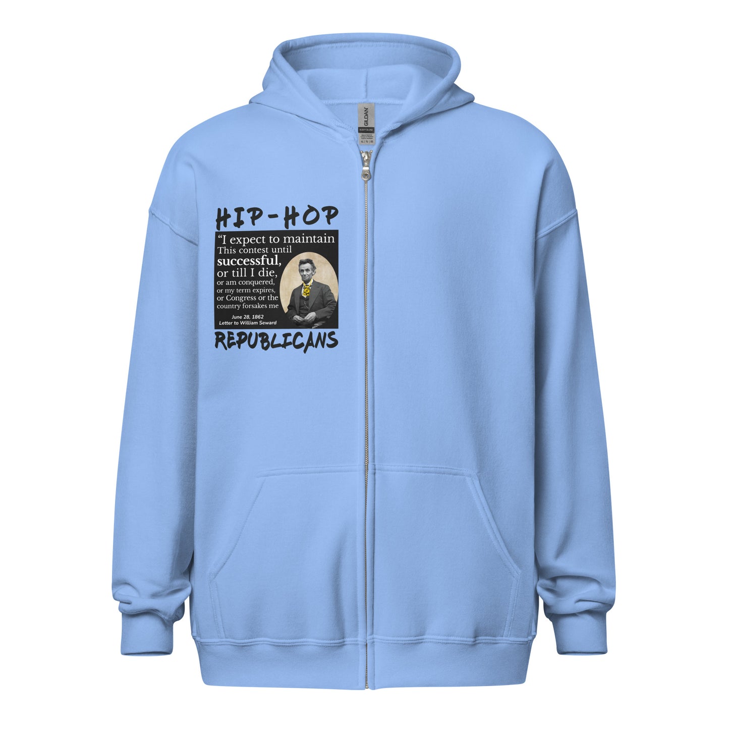 Abraham Lincoln Quotes Hip-Hop Republicans Zipper Jacket