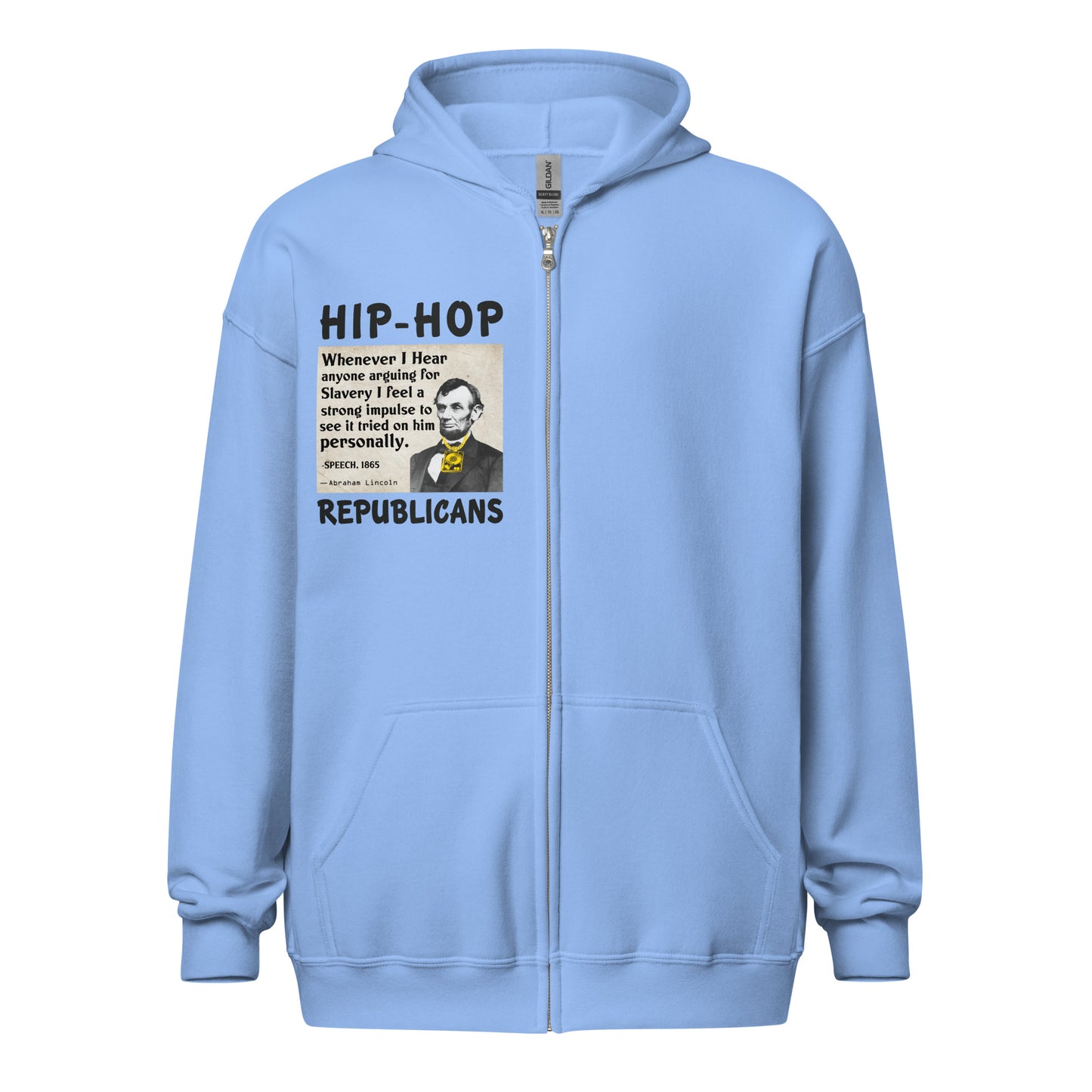 Abraham Lincoln Quotes Hip-Hop Republicans Zipper Jacket