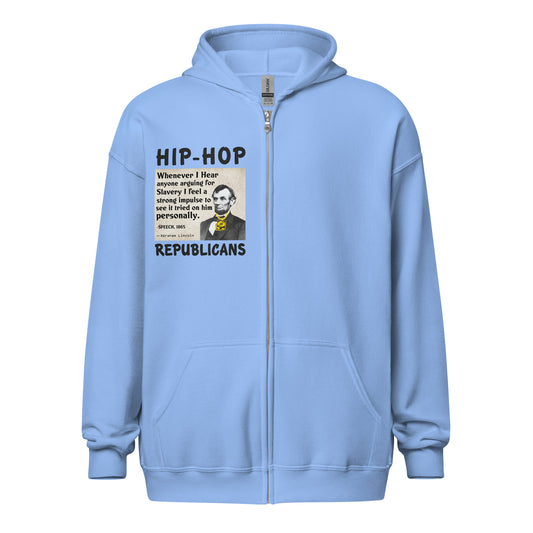 Abraham Lincoln Quotes Hip-Hop Republicans Zipper Jacket
