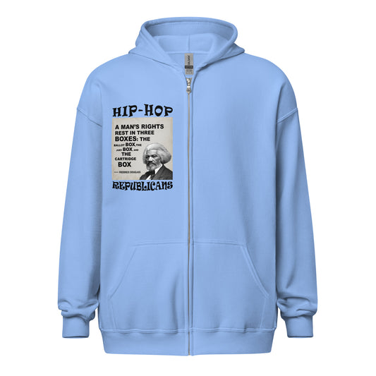 Frederick Douglass Quotes Hip-Hop Republicans Zipper Jacket