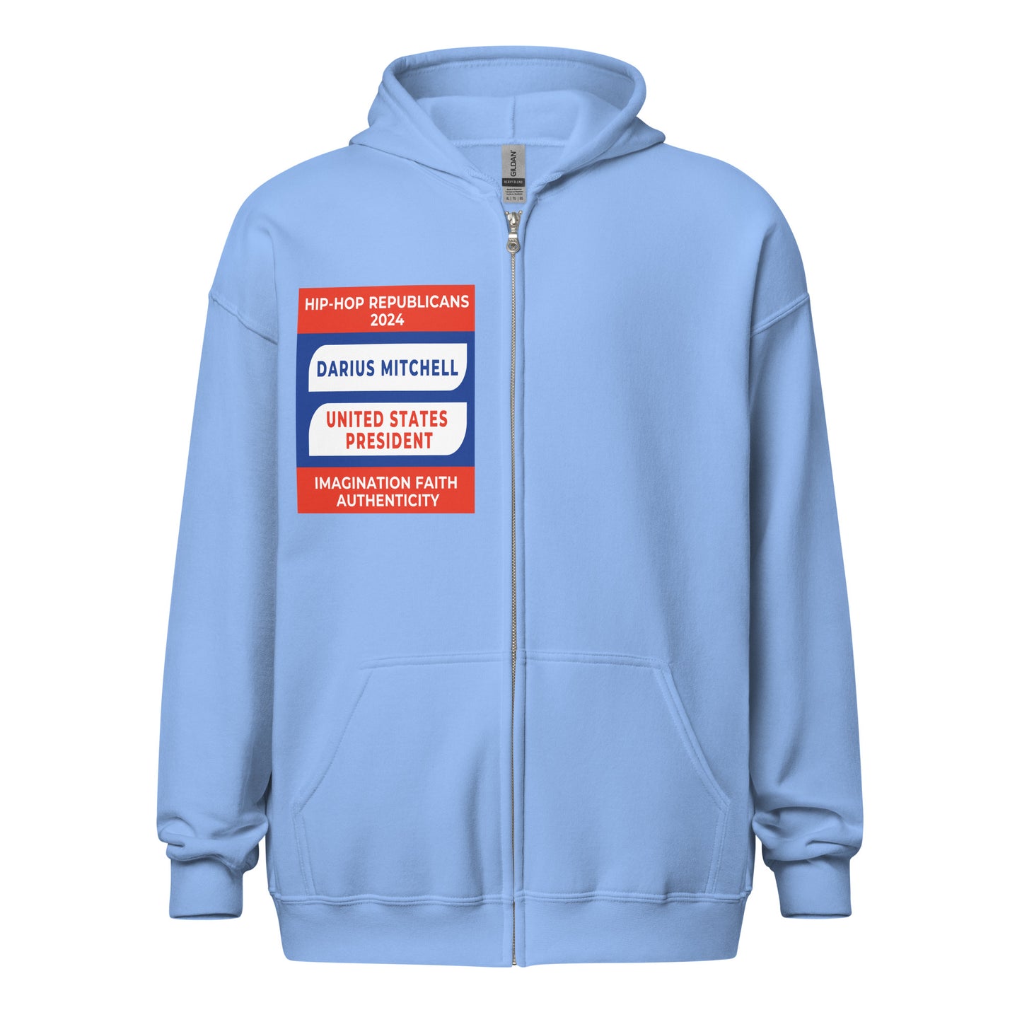 Campaign Hoodie, Hip-Hop Republicans 2024, Darius Mitchell, United States President, Imagination Faith Authenticity
