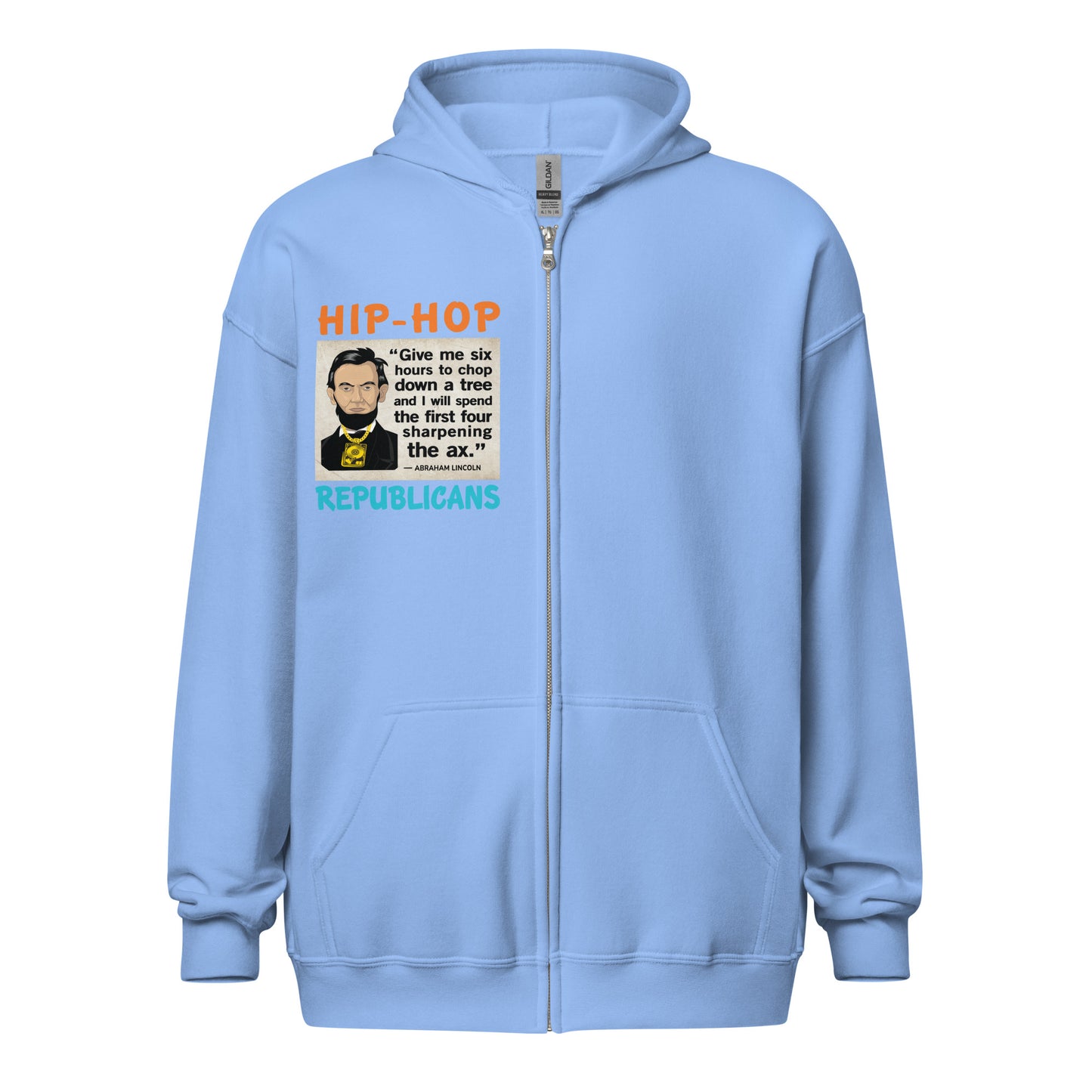 Abraham Lincoln Hip-Hop Republicans Zipper Jacket