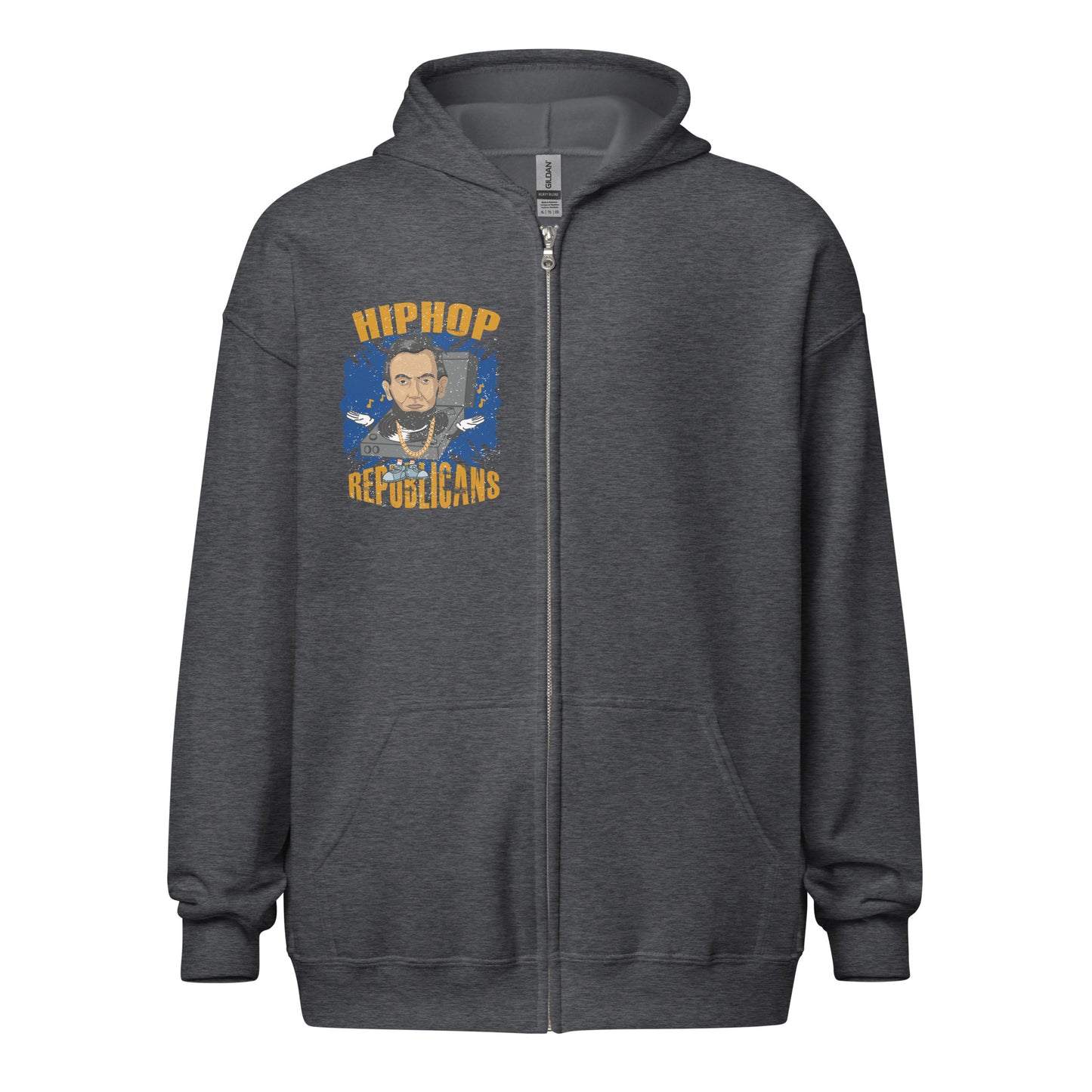 Abraham Lincoln Hip-Hop Republicans Zipper Jacket