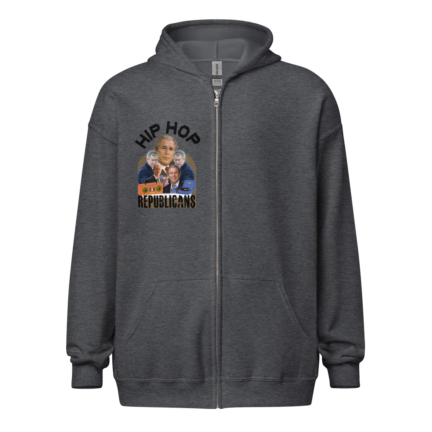 George W. Bush Hip-Hop Republicans Zipper Jacket