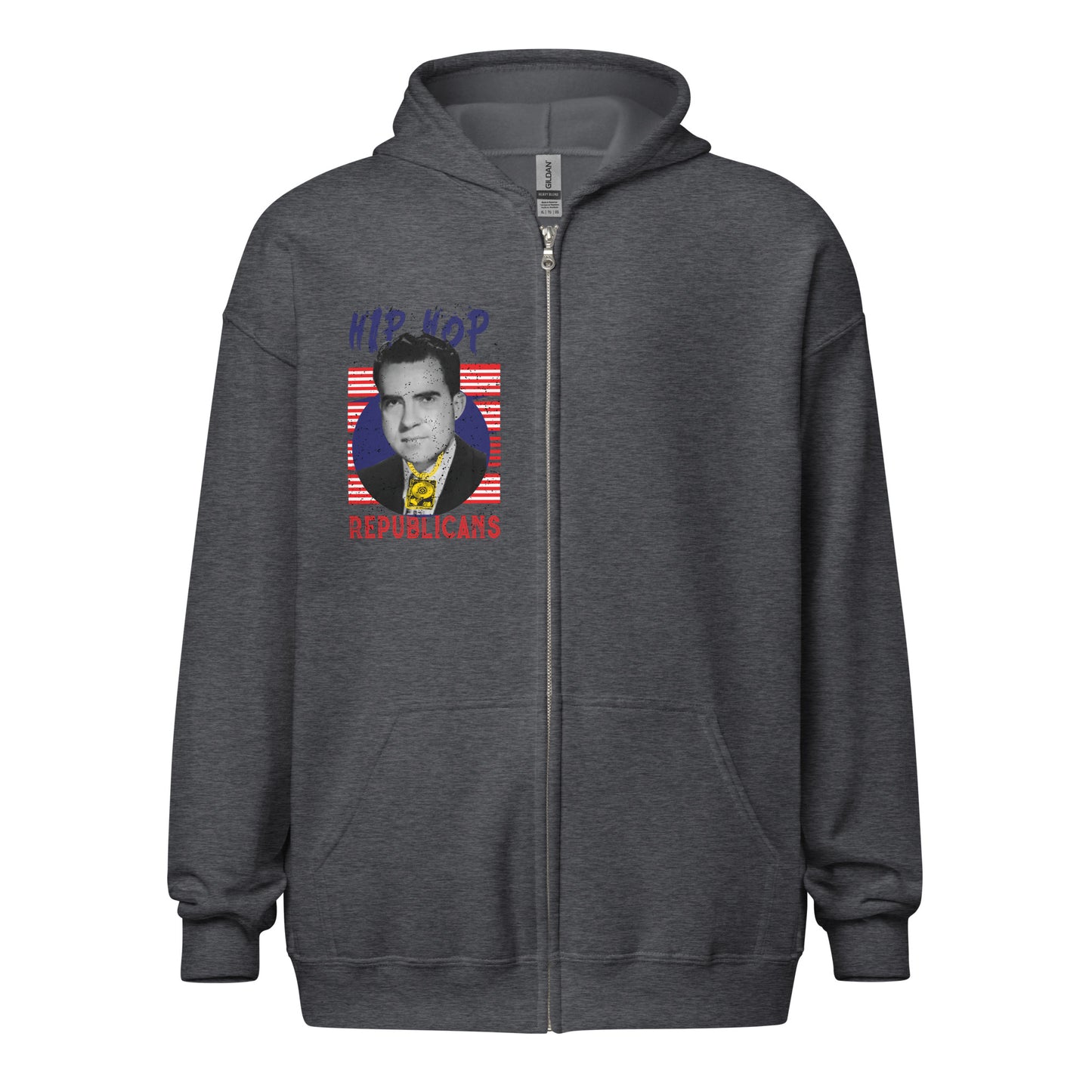 Richard Nixon Hip-Hop Republicans Zipper Jacket