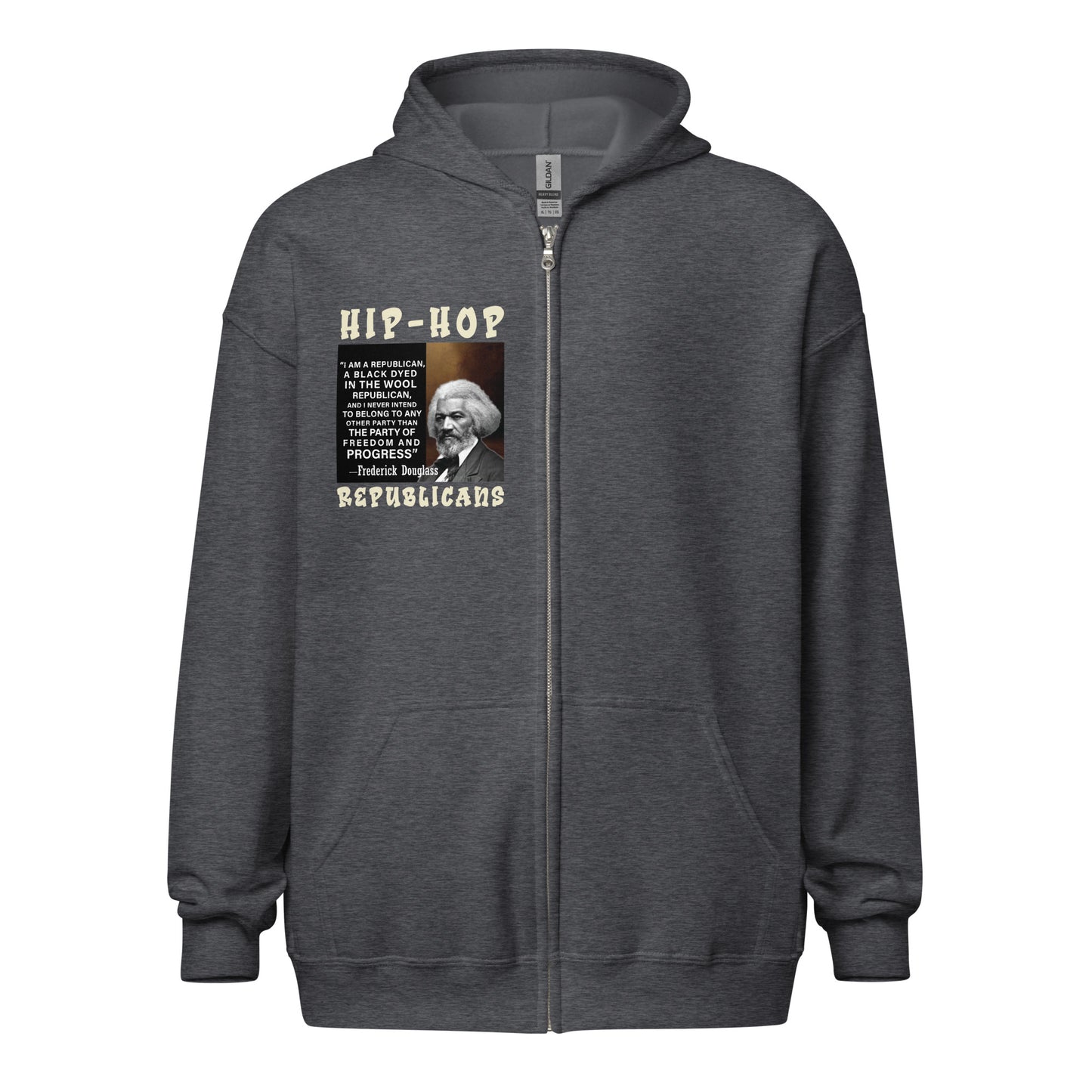 Frederick Douglass Quotes Hip-Hop Republicans Zipper Jacket