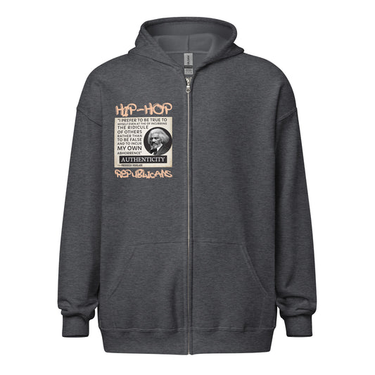 Frederick Douglass Quotes Hip-Hop Republicans Zipper Jacket