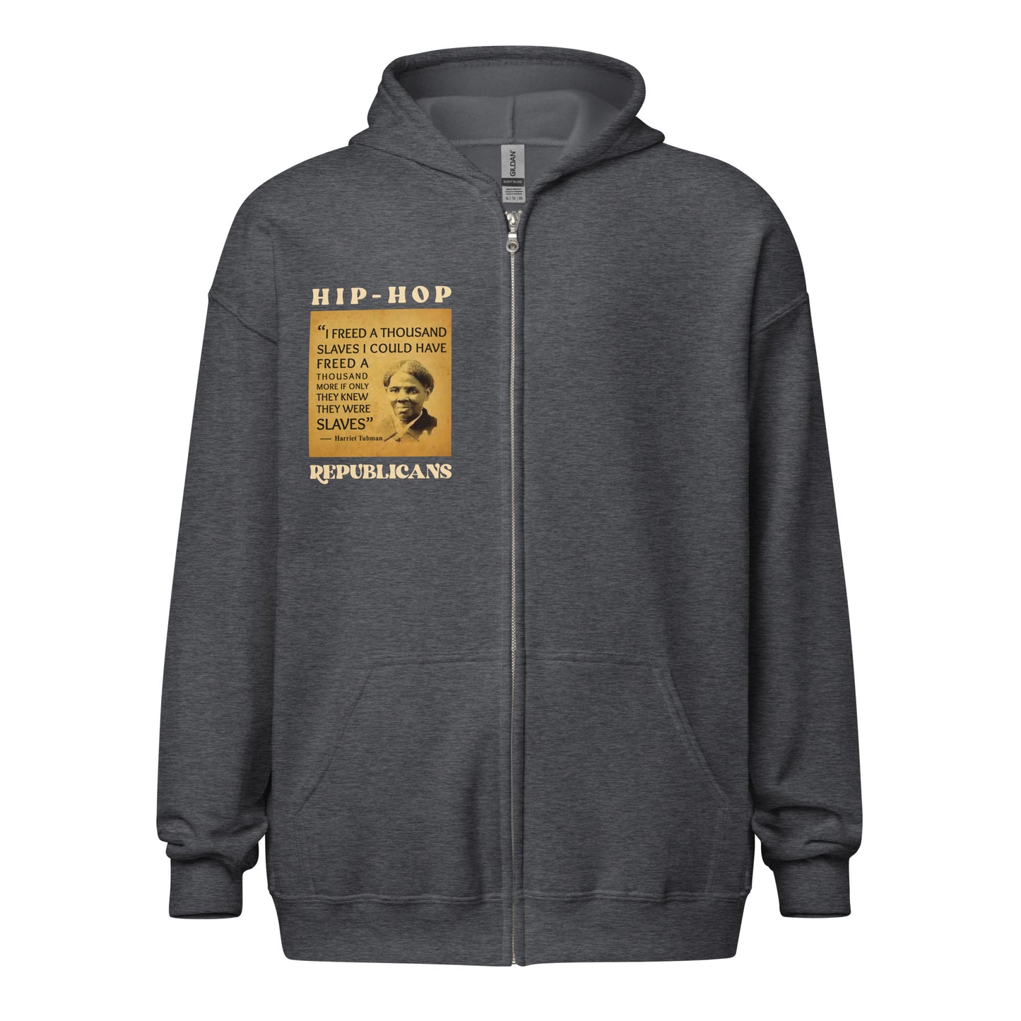 Harriet Tubman Quotes Hip-Hop Republicans Zipper Jacket