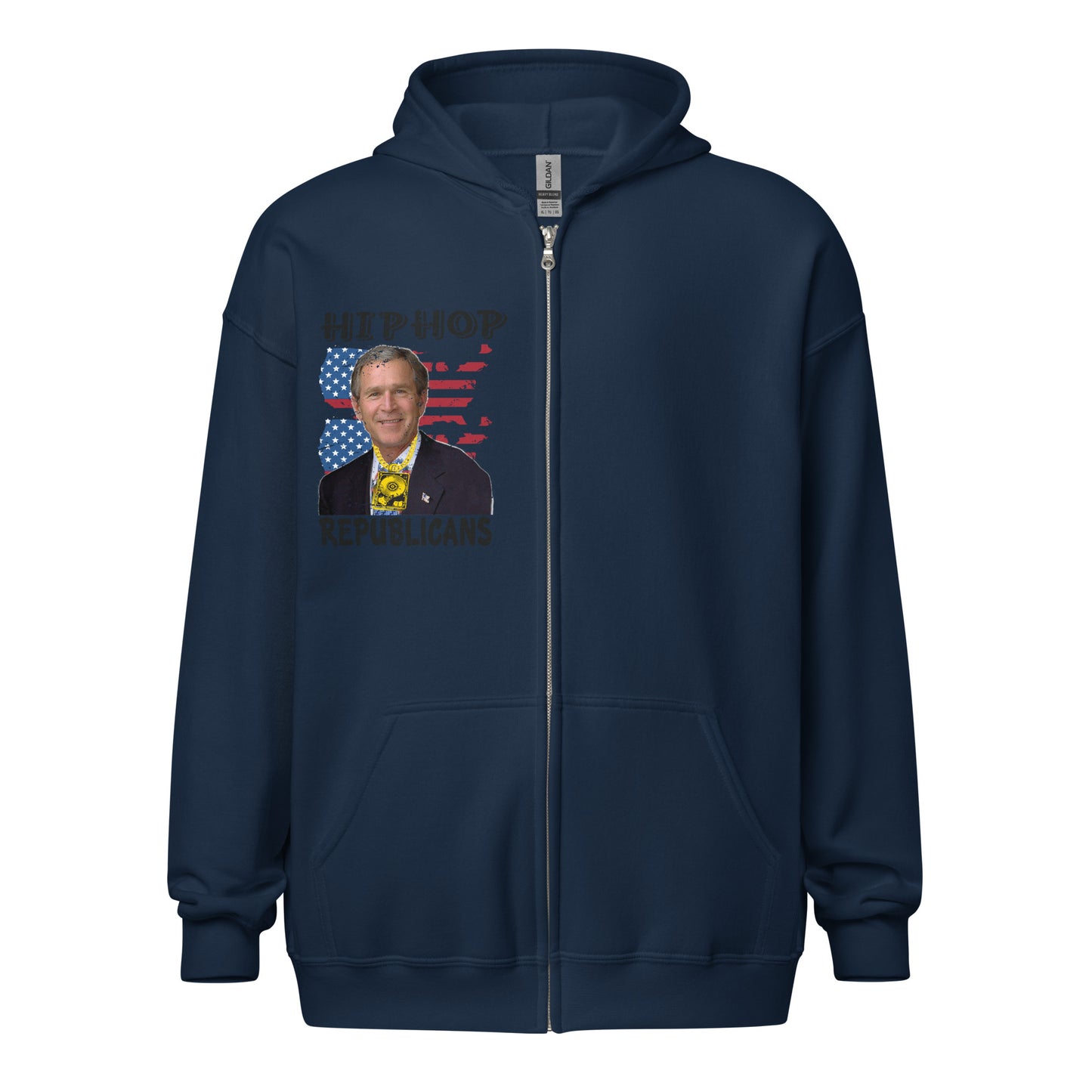 George W. Bush Hip-Hop Republicans Zipper Jacket