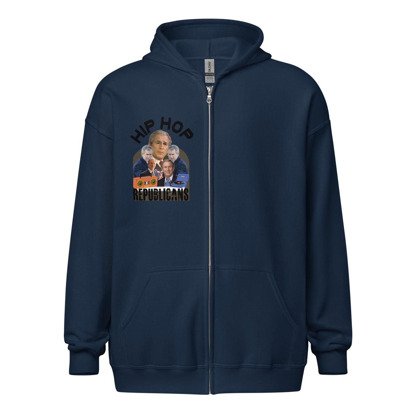 George W. Bush Hip-Hop Republicans Zipper Jacket