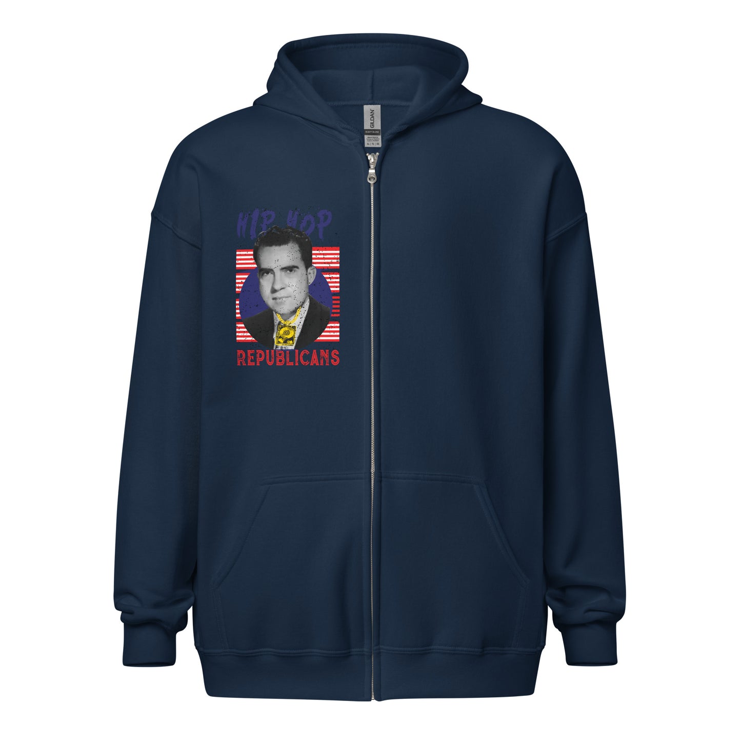 Richard Nixon Hip-Hop Republicans Zipper Jacket
