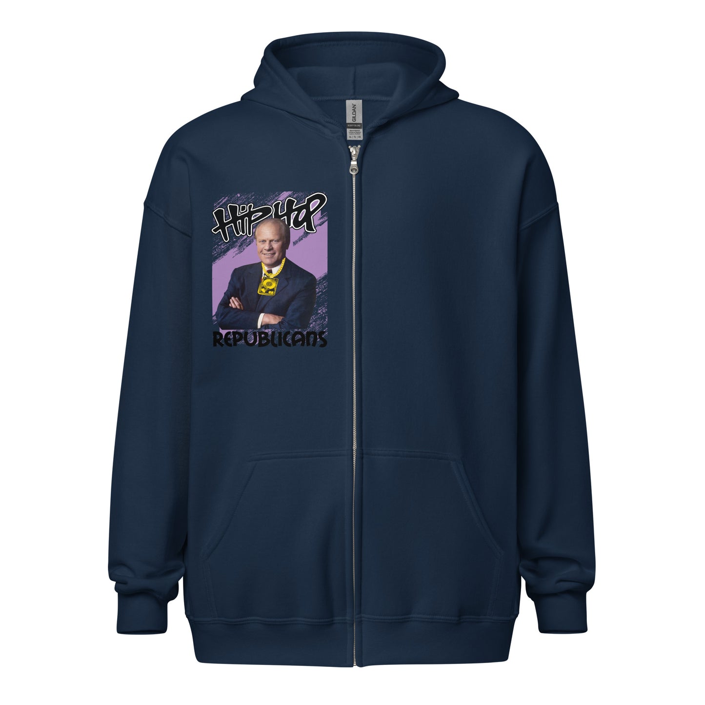 Gerald Ford Hip-Hop Republicans Zipper Jacket