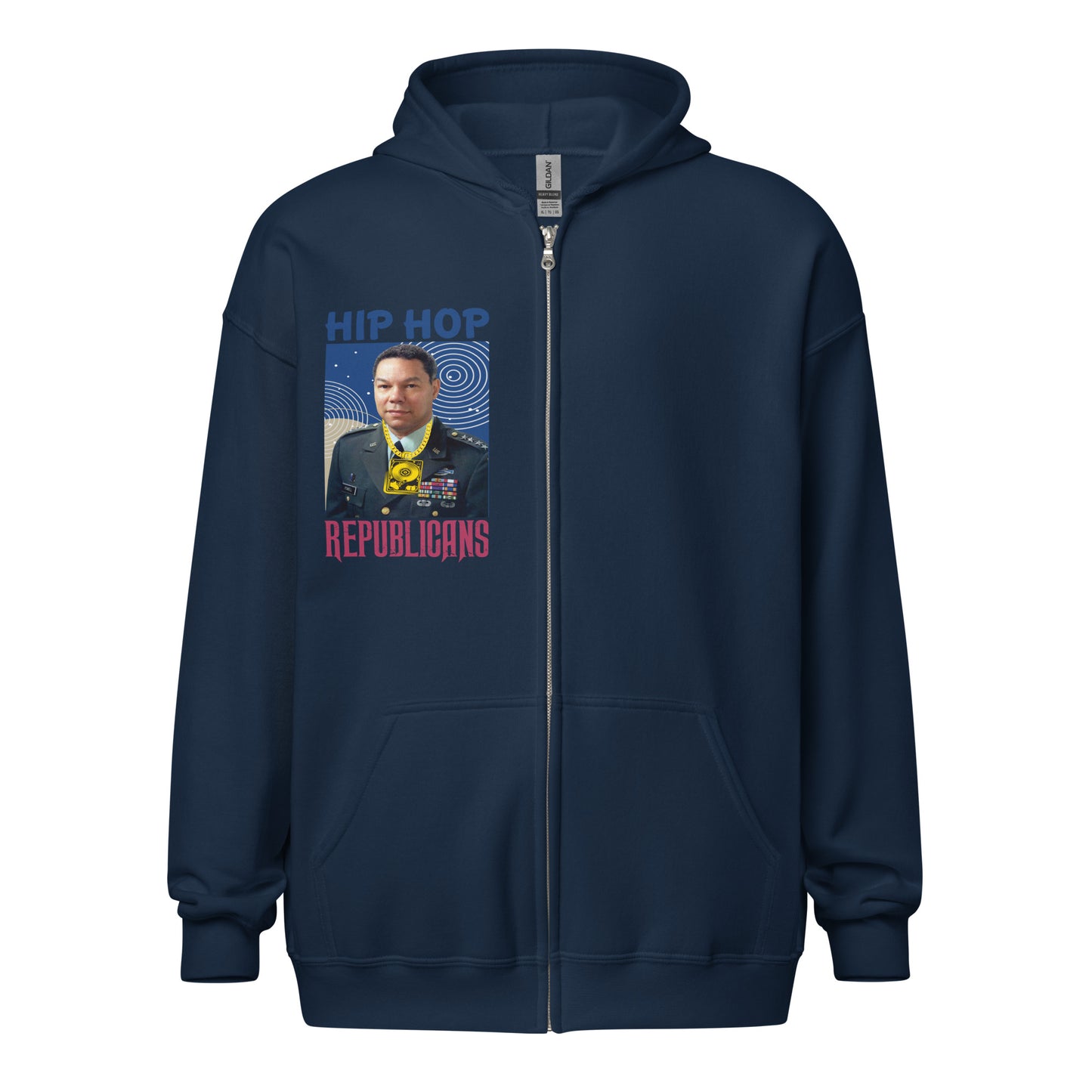 Colin Powell Hip-Hop Republicans Zipper Jacket