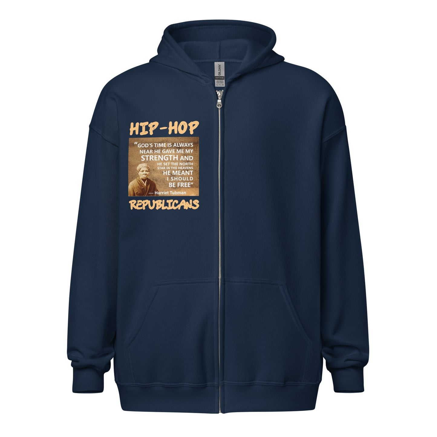 Harriet Tubman Quotes Hip-Hop Republicans Zipper Jacket