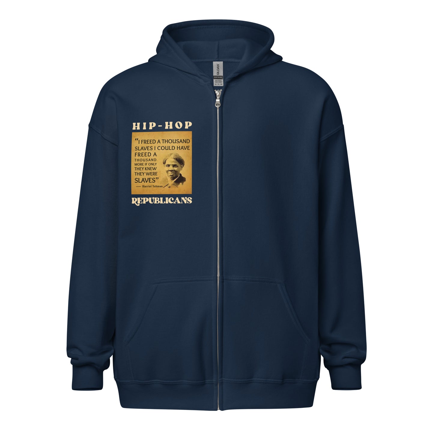 Harriet Tubman Quotes Hip-Hop Republicans Zipper Jacket