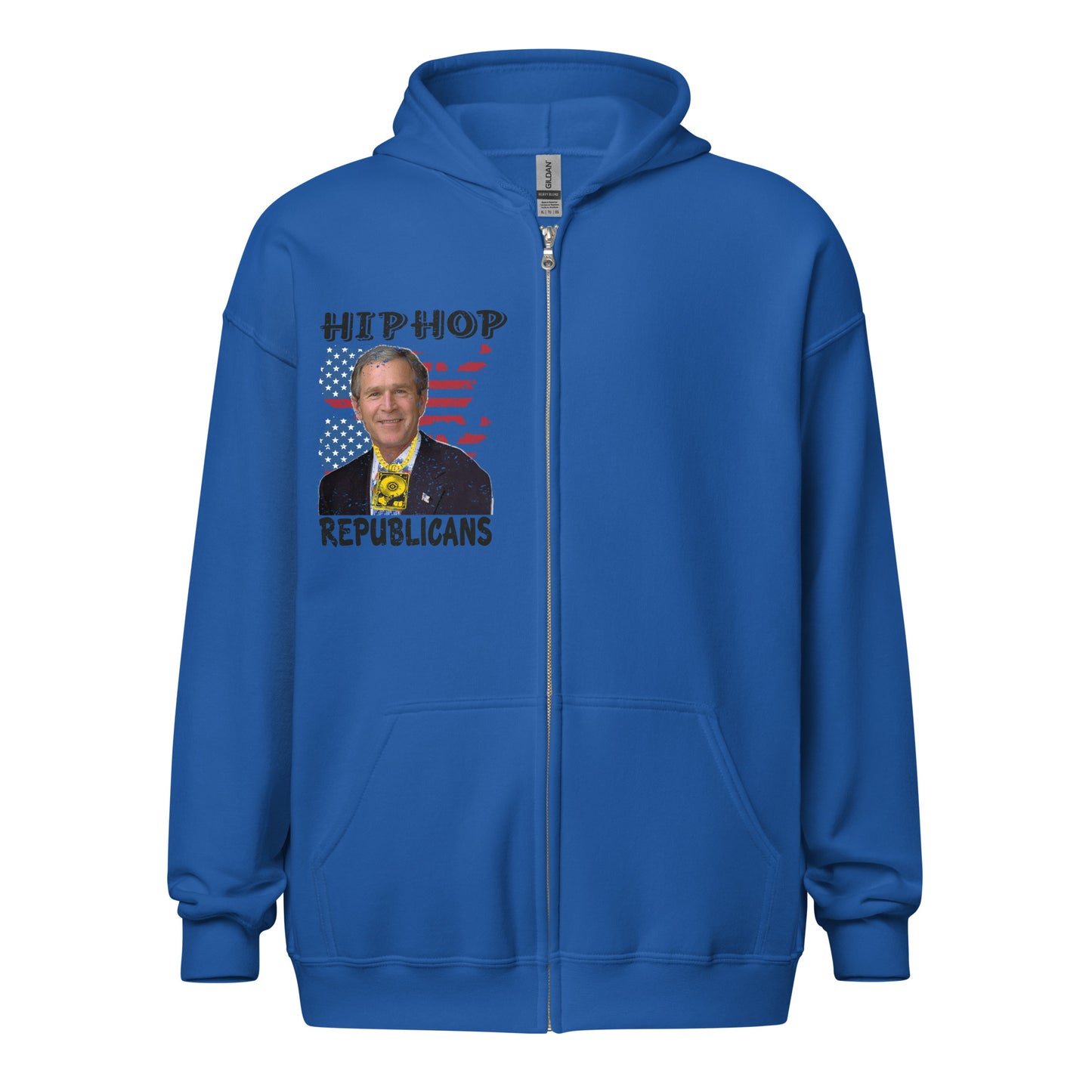 George W. Bush Hip-Hop Republicans Zipper Jacket