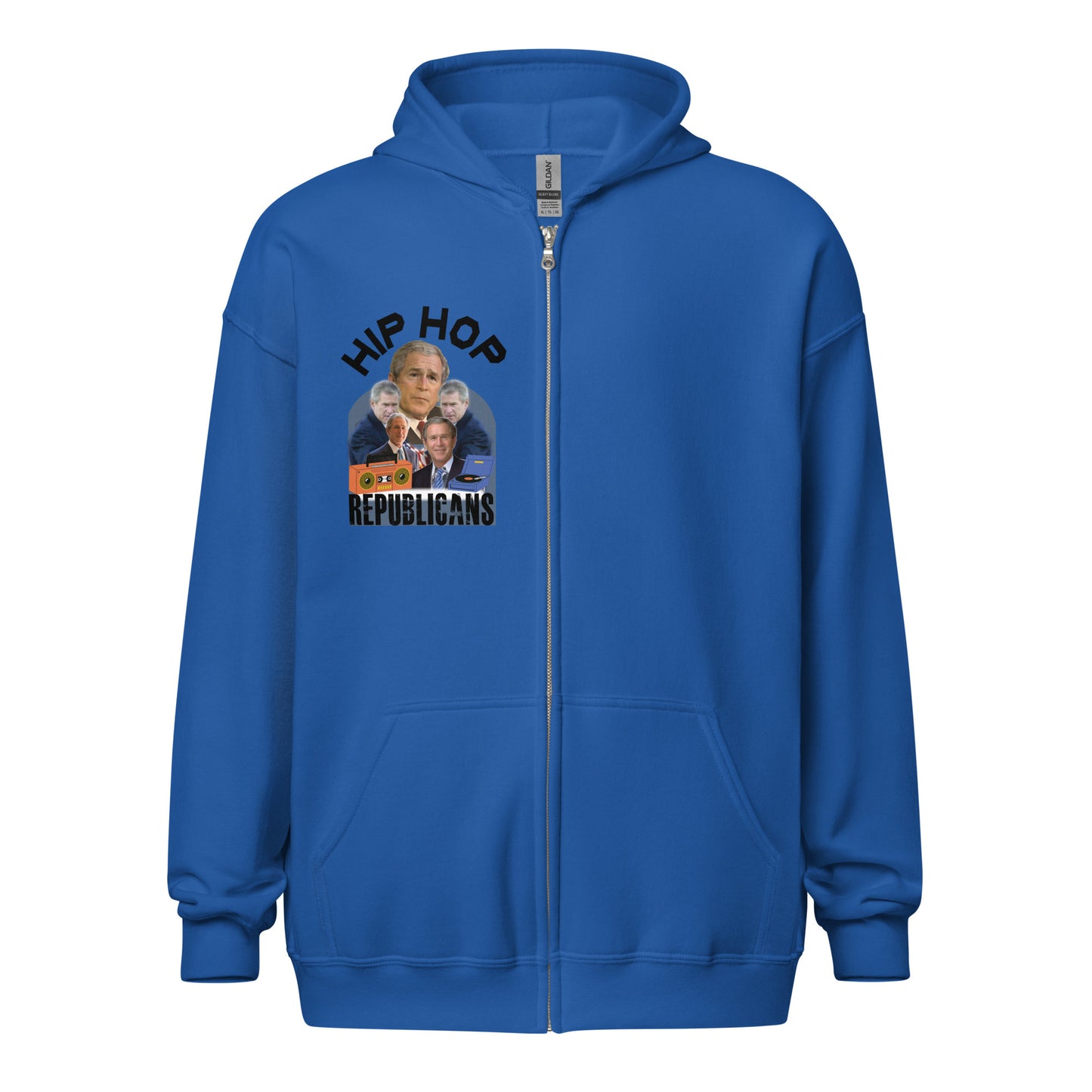 George W. Bush Hip-Hop Republicans Zipper Jacket