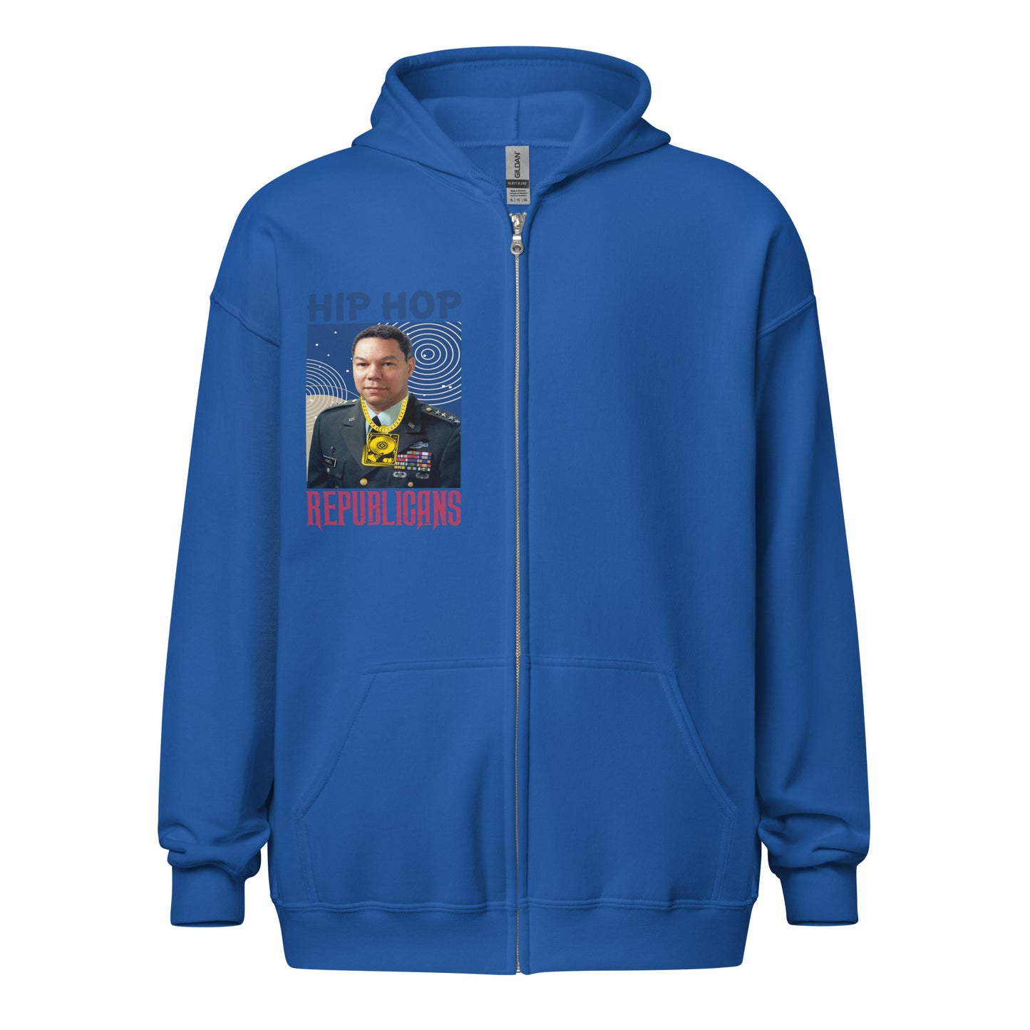Colin Powell Hip-Hop Republicans Zipper Jacket