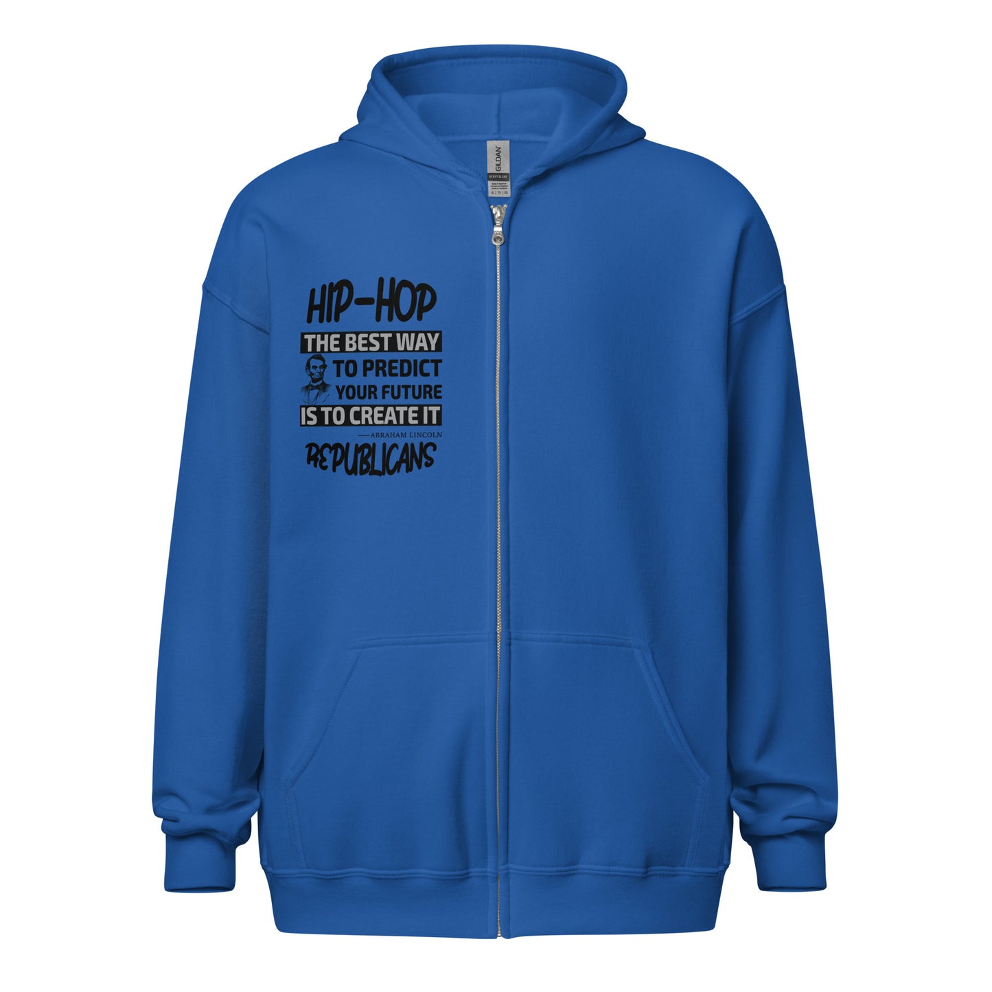 Abraham Lincoln Quotes Hip-Hop Republicans Zipper Jacket