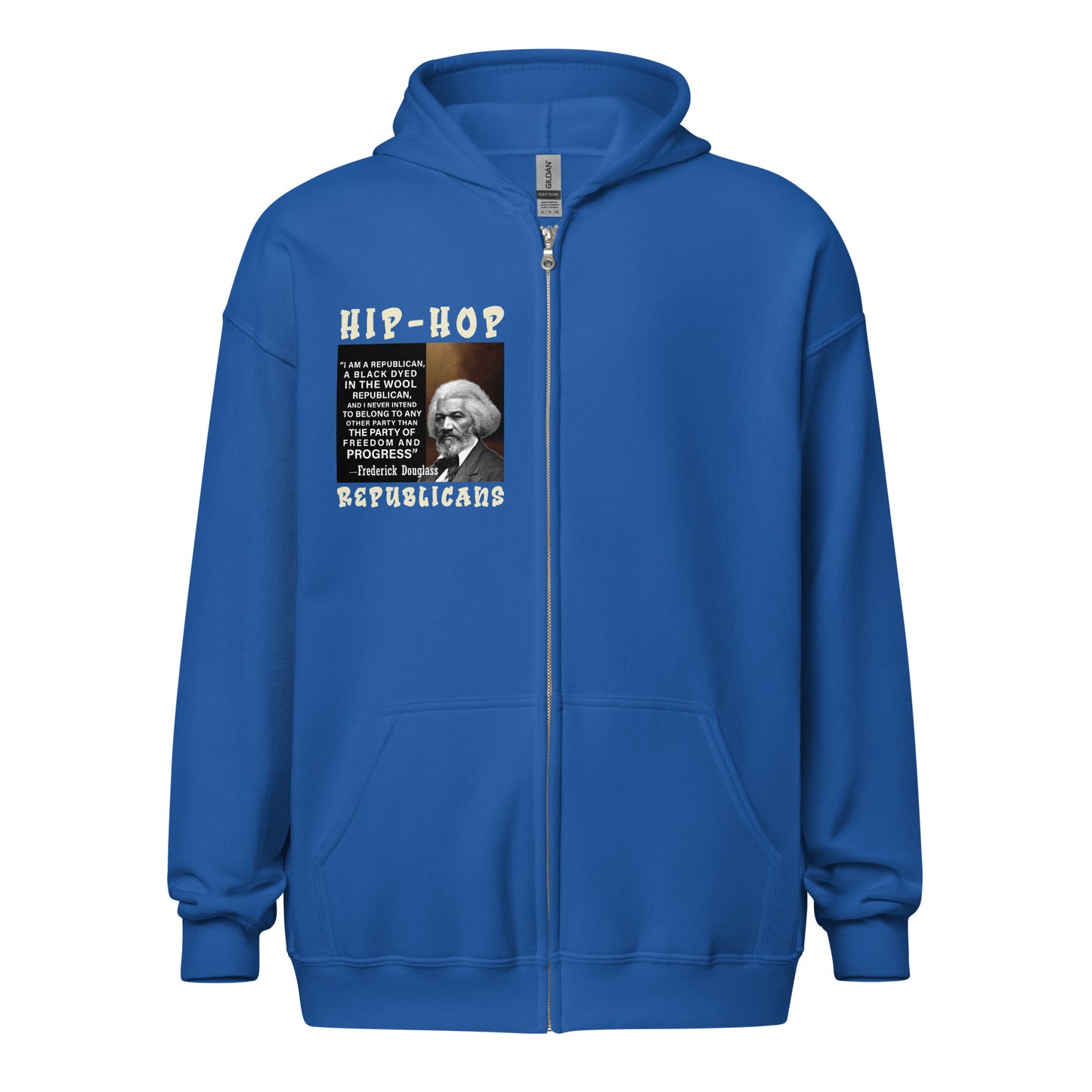 Frederick Douglass Quotes Hip-Hop Republicans Zipper Jacket