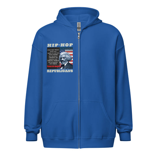 Frederick Douglass Quotes Hip-Hop Republicans Zipper Jacket