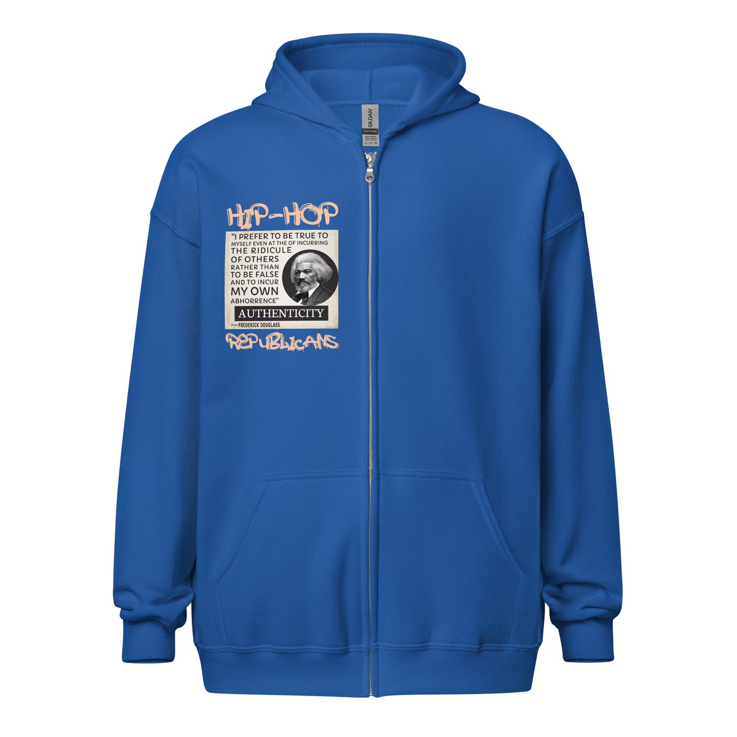 Frederick Douglass Quotes Hip-Hop Republicans Zipper Jacket