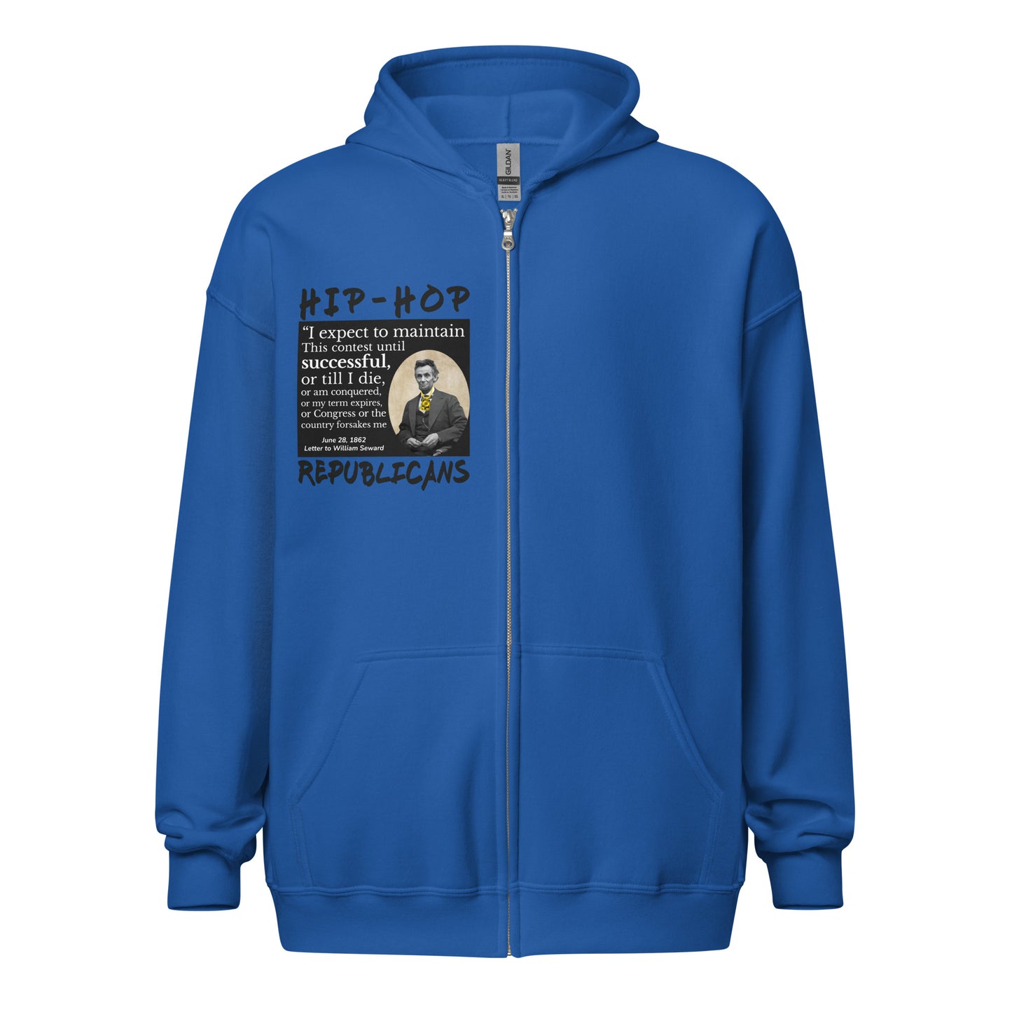 Abraham Lincoln Quotes Hip-Hop Republicans Zipper Jacket