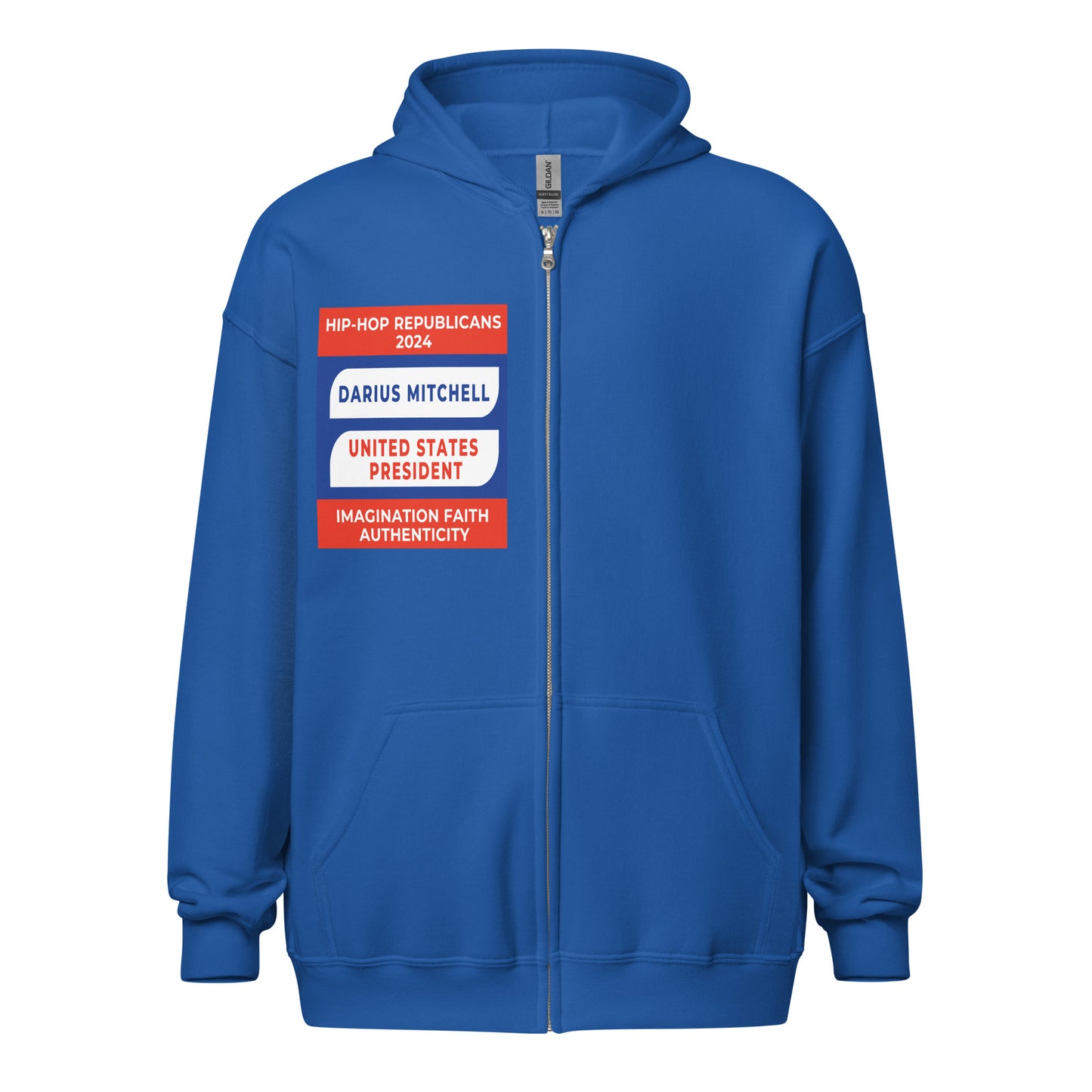 Campaign Hoodie, Hip-Hop Republicans 2024, Darius Mitchell, United States President, Imagination Faith Authenticity