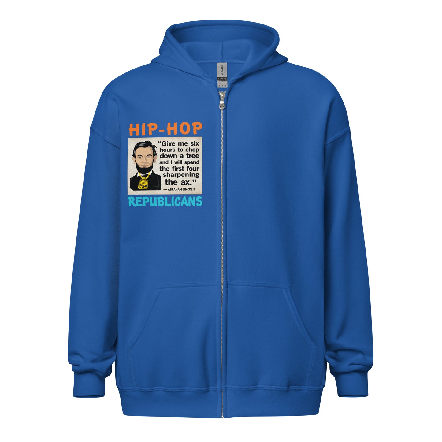 Abraham Lincoln Hip-Hop Republicans Zipper Jacket